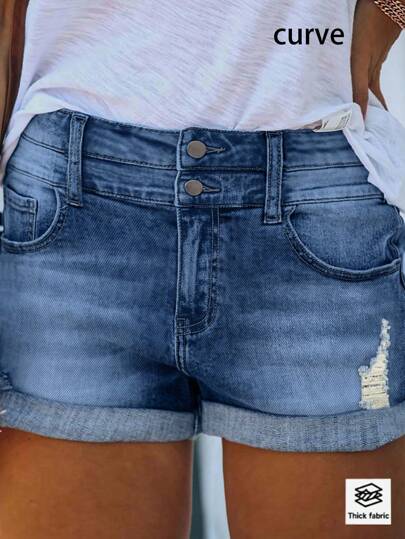 跨境新款欧美潮牌紧身大码两粒扣修身休闲显瘦热裤性感辣妹包臀超短裤