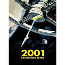 1pc Classic Movie 2001 A Space Odyssey Hot Pop Fashion Retro Posters Canvas Paintings Wall Arts Cinema Home Decor No Frame