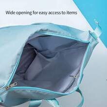 Bolsa de natação com armazenamento zoneado, mochila masculina/feminina, bolsa de praia separada para uso externo, bolsa organizadora de artigos de higiene pessoal à prova d'água para adultos, adequada para natação, fitness, ao ar livre