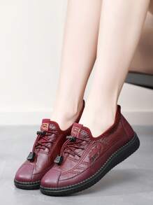 Women's Casual Sneakers, Soft Bottom & Fabric, Middle-Aged & Elderly Mother Shoes, Lightweight & Comfortable Slip-On