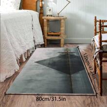 [Crystal Velvet 700g/㎡ Dotted Bottom 5mm Thickness] 1 Piece Bohemian Style Solid Color Carpet, Soft & Anti-Slip Washable Indoor & Outdoor Carpet For Living Room, Bedroom, Kitchen, Office, Home Decor Floral Entrance Rug, Large Size Minimalist Carpet