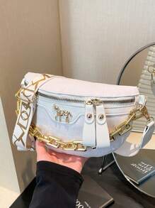 New Fashion Crocodile Pattern Shoulder & Hand Bag - Multicolor - View 14