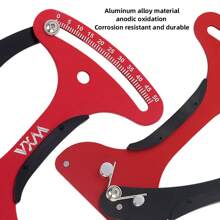VXM Bicycle Rim Truing Tool, Spoke Tension Meter, Wheel Set Wire Adj. Circle Gauge Tool, Measurement Wrench
