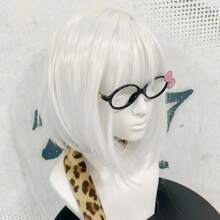 Sanrio 1pc Sanrio Fully Rhinestone Glamorous Pink Bow Eyeglasses Frame, Y2K Subculture Harajuku Hot Girl Decoration Photo Glasses, Oval Small Frame For Round Face, Student Girls Decorative Plain Lens Glasses