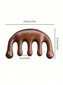 1/2件5齿按摩梳，能量梳，经络疗法头皮按摩器发刷