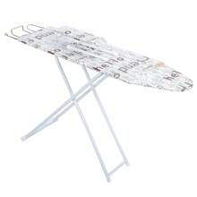 Ironing Board, Full-Size Foldable Ironing Board, Foldable Household Ironing Board, Extended Ironing Board Outside With Heat-Resistant Cover, 42 Inch - White - View 3