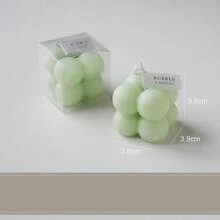 1 pieza Vela de cera de soja con aroma, con diseño de nube, decoración del hogar, estilo nórdico, regalo, boda - Multicolor - Ver 4