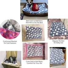 Flannel Pet Mat Dog Bed Cat Bed Thicken Sleeping Mat Dog Blanket Mat For Puppy Kitten Pet Dog Bed For Small Large Dogs Pet Rug