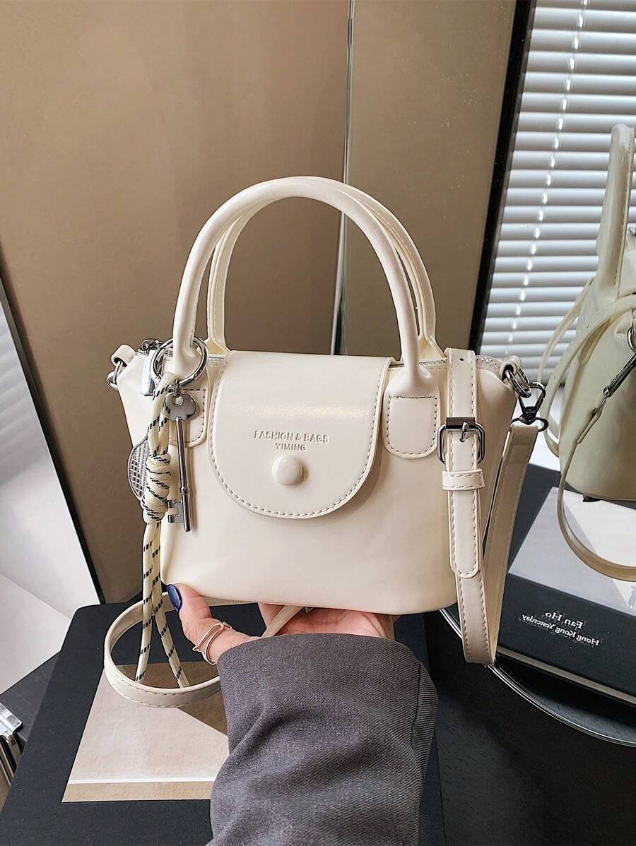 High-End Niche Handbag For Women, New Style This Year, Fashion Vintage Versatile Tote Bag & Crossbody Bag Suitable For Work & Commute