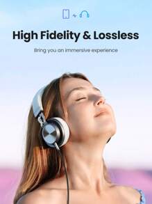 UGREEN 3.5mm Auxiliary Audio Jack To Jack Cable 90 Degree Right Angle Compatible With Apple Smartphones Tablets And Speakers,24K Gold Plated Male To Male - Black - View 2