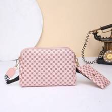 Bolso multifuncional para dama, con múltiples capas, adecuado para oficina, viajes, citas, cenas, etc. Es un bolso de hombro con un diseño simple y de moda, un bolso cuadrado pequeño. Estudiante universitario