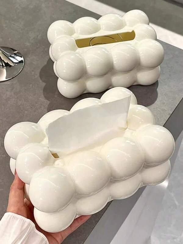 1pc Cute Tissue Storage Box, Desk Solid Color Decorative Paper Napkin Holder, Home Stuff, Table, Home Decorations, Home Organization And Storage, Room Decor, Room Decor Bedroom, Kitchen Accessories, Kitchen Tools, Organizer Kitchen, Travel, Tissue Box Holder, Napkin Holder, Festival Family Gathering, Kitchen Dining Table Decor For Home Kitchen Bedroom Living Room Dining Room, Home Decoration Accessories, Decorative Box, Women Wedding Gift, Summer Travel Holiday Festival Must-Have