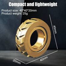 EDC Fidget Slider Toys, ADHD Fidget Rings, Recreational Fidget Toy For Adults-Mechanic - Gold - View 2