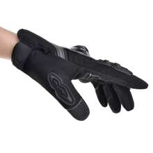 1 双摩托车手套全季全指触屏手套，舒适的防护手套，适合摩托车、滑雪、徒步旅行、越野骑行 - 男女通用 - 騎乘手套 - 查看 7