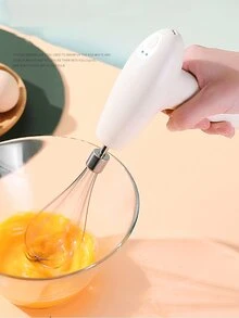 Electric Hand Mixer For Household, Small Handheld Automatic Milk Frother Tool For Baking Cake Cream Whipping Eggs - Multicolor - View 8