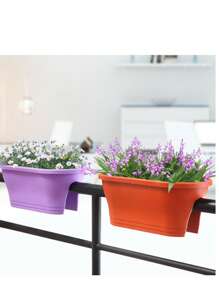 Creative Thickened Horse Riding Saddle Basin Railing Guardrail Stall Plastic Flowerpot