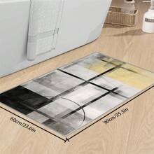 Bohemian Style Solid-Color Area Rug, 700g/Sq.M Crystal Velvet Backing, 5mm Thickness, Soft Anti-Slip Washable Carpet For Living Room, Bedroom, Kitchen, Office, Indoor & Outdoor Use