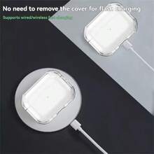 1 Piece Of Multi-Hued Translucent + Circular Loop Drop-Resistant Earphone Cup Sleeve Compatible With 1/2/3/4/Pro/Pro 2nd Generation Wireless Earphone Protective Enclosure