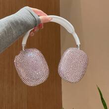 水钻蝴蝶装饰 AirPods Max 保护壳，闪亮彩色铆钉 TPU 保护套，兼容 AirPods Max，防摔防刮