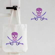 Skull Painting Stencil 11.6x8.3 Inch Plastic Pirate Drawing Stencils Reusable Stencils For Painting On Wood, Floor, Wall And Fabric