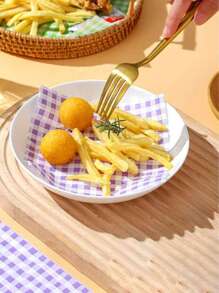 20 Stücke bunte Dopamin-gemusterte fettresistente Lebensmittelpapiere, die zum Backen von Desserts wie Kuchen, Keksen, Sandwiches und für die Auskleidung von Küchenluftfritteusen verwendet werden können