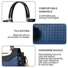 Convient pour le travail et les voyages. Sac à bandoulière en PU portable à la mode Sac messager Sac souple simple