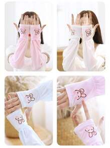 أكمام حماية من الشمس مرنة ومريحة، جلد صناعية، مقاومة للأشعة فوق البنفسجية لإستخدامات خارجية والدراجات، تنفس جيد