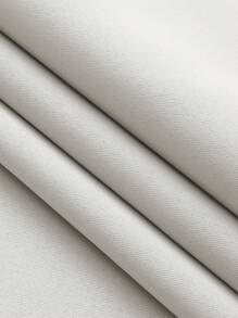 VEHEDE 2 Pcs White Curtains With Eyelets Thermal Curtains Light-Proof Curtain Black Opaque Blackout Curtain For Bedroom - White - View 7