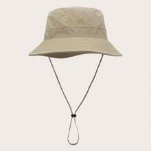 Outfly 1pc Outdoor Solid Color Quick-Drying Sun Hat, Suitable For Fishing - Multicolor - View 2