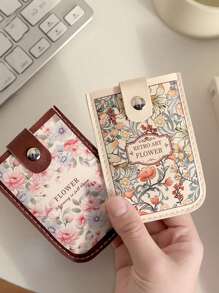 Slide Out Large Capacity Card Holder,Creative ID Card Case,Multi-Slot Anti-Demagnetization Compact Super Card Wallet