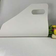 1pc Elegant Floral Bouquet Wrapping Paper, Minimalist Solid Color Large Bouquet Packaging Bag, Rose/Tulip/Carnation Handbag