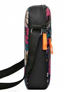 男士背包新款尼龙帆布胸包休闲运动旅行胸包单肩斜挎包印花迷你包小包钱包 - 彩色 - 查看 6