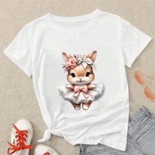 1/2/3pcs Cute Rabbit Heat Transfer Stickers, DIY Apparel Heat Press Decoration For T-Shirts, Sweatshirts, Bags & More - Multicolor - View 10