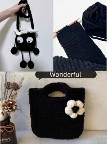 100g/Ball Blended Colorful Dye Ice Strip Line Yarn For Hand-Knit DIY Soft Thickness Wool Thread Blanket Scarf Doll Slippers Crochet Yarn