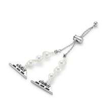 Luxury Pearl Applicable For Apple Watch Band 38mm/40mm/41mm/42mm/44mm/45mm/49mm (Series 10) 9/8/7/SE/6/5/4/3/2/1 Women's Fashion Pearl Watch Band Replacement For Apple Watch