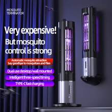 ABS Plastic Electric Mosquito Killer USB Charging Portable Household Dormitory Mosquito Repellent For Indoor Outdoor - Black and Sliver - View 7