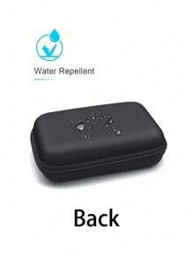 Portable CCD Camera Protective Case, Compact Design, Waterproof Material, Ideal For Outdoor Photography Enthusiasts And Travelerscharger Case,Office Must Haves Digital Bag Cable Camerabag Electronic Data Cable Organizer Storage Travel Essentials Travel Accessories Travel Must Haves - Black - View 9