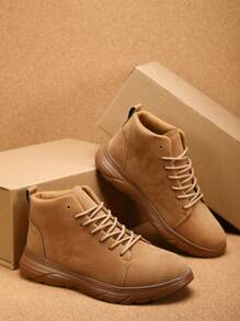 Męskie buty trekkingowe Mid-Top, skórzane trampki w stylu retro, wodoodporne buty trekkingowe na zewnątrz, sportowe buty retro dla mężczyzn, antypoślizgowe buty outdoorowe dla mężczyzn, odpowiednie do aktywności na świeżym powietrzu
