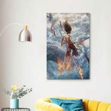 Framed Posters Nezha 2 Poster Nezha Mo Tong Nao Hai Chinese Animation 2025 Movie Nezha Poster Canvas Art Poster And Wall Art Picture Print Modern Family Bedroom Decor Posters - Framed - View 4