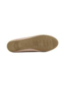 Elegant Loafers With Metal Chain - Nude - View 4