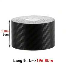 3D Carbonfiber Vinyl Folie - Schutz für Autotürschwelle, Karosserie vor Kratzer und Wasserschutz, DIY Aufkleber, geeignet für Autos & Motorräder, Karosserie Styling Folie