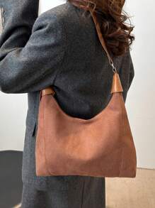 Large Tote Bag For Women, New Fashion Design Shoulder Bag, Quality Oversized Tote - Brown - View 5