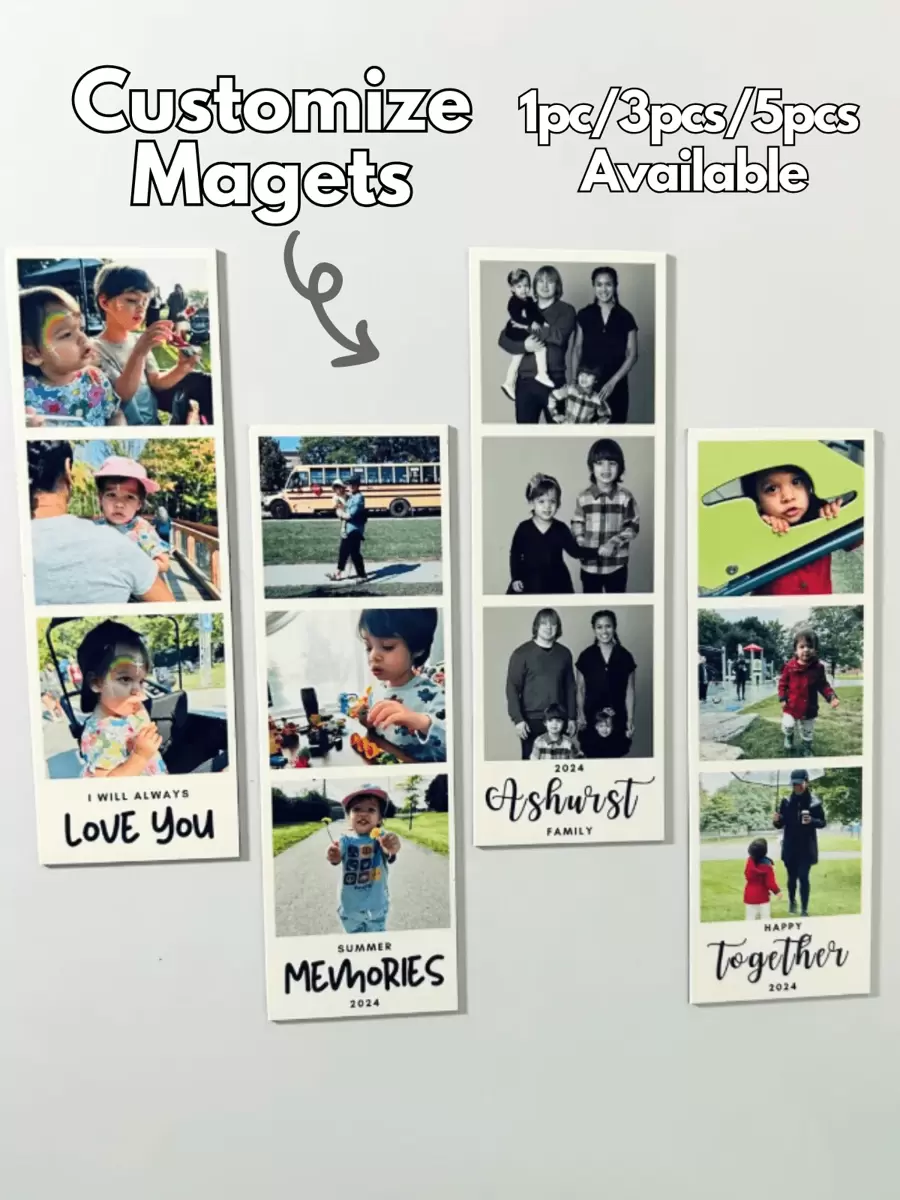 Individuelle Foto-Streifen-Magnete, Foto-Magnet, Photobooth, individuell, individuelle Fotostreifen, Fotostreifen-Foto-Magnet, Geschenkidee, individuelle Photobooth-Stil-Magnete - personalisierte Kühlschrankmagnete für Hochzeiten, Geburtstage, einzigartige Party-Favors & Erinnerungsgeschenke - eingravierte Erinnerungen mit hochwertigem Magnetrücken - dekorative Heimdekoration für Weihnachten, Jahrestage, Familie & Freunde, multifunktional, langanhaltend, dekorativ, wiederverwendbar, exquisit, stilvolle, hochwertige, farbenfrohe, moderne, individuelle, personalisierte, einzigartige, ideale Geschenke für ihn, ideale Geschenke für sie, Freund, Vater, Freundin, Mutter, Familie, Freunde, Teestube, Zuhause, Garten, Büro, für Jahrestage, für Valentinstag, für Muttertag, für Geburtstage, für Vatertag, für Abschluss, für Hochzeiten, für Einweihung, Heimdekoration, Heimdekoration, zarte Romantik