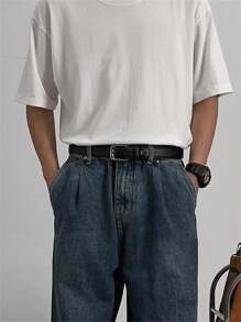 1 条复古细腰带，简约设计，休闲，适合牛仔裤，韩式，适合青少年/学生，休闲户外，运动，度假，毕业礼物，生日配饰，日常穿着 - 彩色 - 查看 1