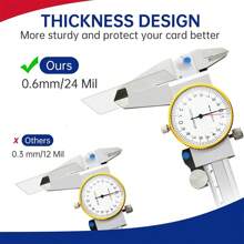 6 chiếc hộp đựng thẻ bảo hiểm y tế, hộp bảo vệ thẻ an sinh xã hội. Đây là những chiếc hộp nhựa PVC trong suốt chống thấm nước phù hợp với thẻ bảo hiểm y tế kiểu mới, thẻ an sinh xã hội, thẻ thương mại, thẻ căn cước và thẻ tín dụng. - Nhiều màu - Xem 5