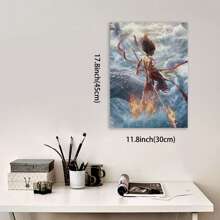 Framed Posters Nezha 2 Poster Nezha Mo Tong Nao Hai Chinese Animation 2025 Movie Nezha Poster Canvas Art Poster And Wall Art Picture Print Modern Family Bedroom Decor Posters - Framed - View 5