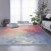 [Crystal Velvet 700g/㎡ Dotted Bottom 5mm Thick] 1 Pc Bohemian Style Area Rug, Solid Color Carpet, Soft Non-Slip Washable Rug For Indoor Outdoor Living Room Bedroom Kitchen Office Home Decor Corridor Runner Back To School