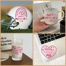 12pcs UV DTF Transfer Paper - Mother's Day Theme Patterns, Suitable For Mugs, Fridges, Water Bottles - Waterproof And Easy To Use, DIY Friendly - Vivid 3D Effect, No Heat Pressing Required - Multicolor - View 5