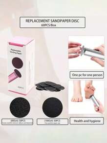 Eléctrico Removedor Callos Pedicure Exfoliante Lima Pies - Rosa - Ver 8