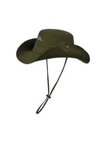 Herren einfarbiger Lässig Nylon UV-Schutz wasserabweisender schnelltrocknender Fischerhut